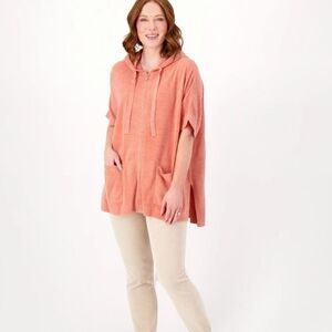Barefoot Dreams Cozy Chic Lite poncho sweater